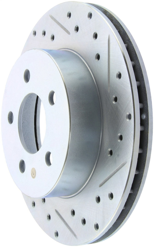 StopTech Select Sport 82-87 Lincoln Continental Sport Slotted & Drilled Left Rear Brake Rotor