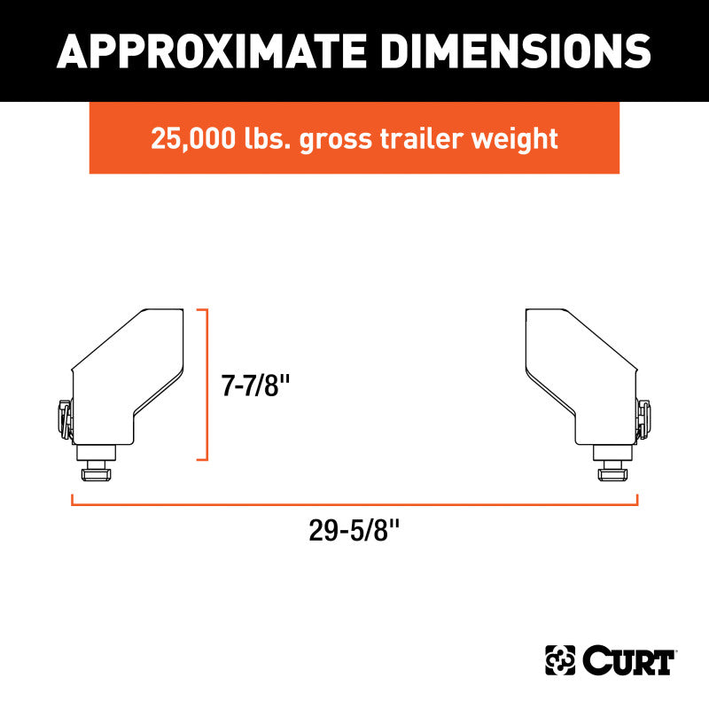 Curt OEM Puck System 5th Wheel Legs for GM