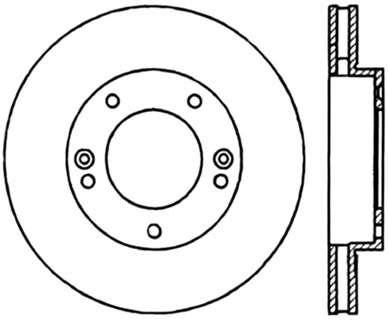 StopTech Drilled Sport Brake Rotor