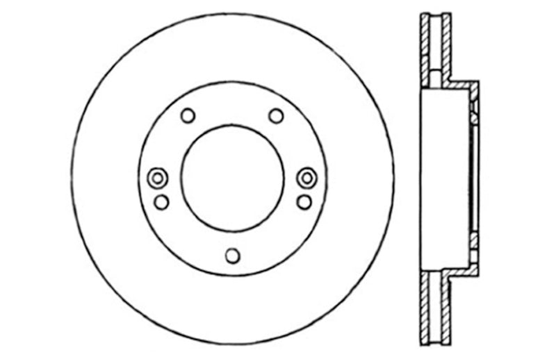 StopTech Drilled Sport Brake Rotor