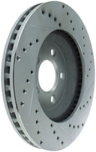 Load image into Gallery viewer, StopTech Select Sport 05-10 Ford Mustang GT Slotted and Drilled Front Right Rotor