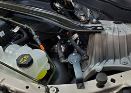 J&L 2020-2024 Ford Explorer 2.3L EcoBoost Driver Side Oil Separator 3.0 - Black Anodized