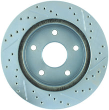 Load image into Gallery viewer, StopTech 00-01 Dodge Ram 1500 4WD Sport Slotted &amp; Drilled Front Right Rotor