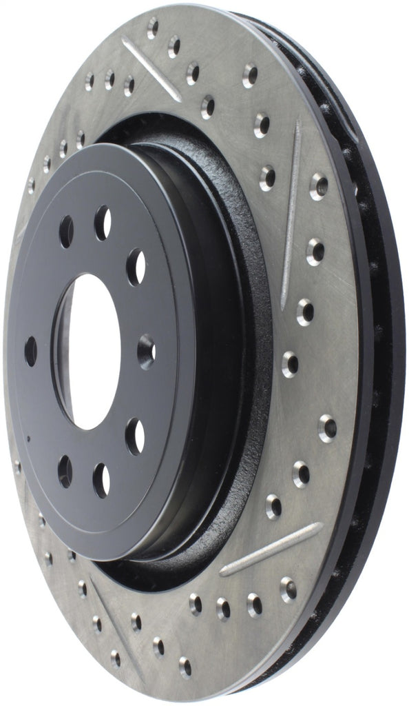 StopTech 03-09 Saab 9-3 Slotted & Drilled Left Rear Rotor