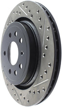 Load image into Gallery viewer, StopTech 03-09 Saab 9-3 Slotted &amp; Drilled Left Rear Rotor