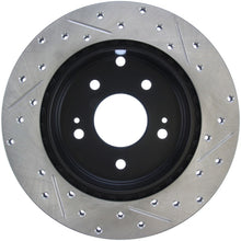 Load image into Gallery viewer, StopTech 06-09 Mitsubishi Eclipse (Exc Turbo) Slotted &amp; Drilled Right Rear Rotor