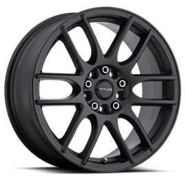 Raceline 141B Mystique 17x7.5in / 4x100/4x108 BP / 40mm Offset / 72.62mm Bore - Satin Black Wheel