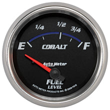 Load image into Gallery viewer, AutoMeter Gauge Fuel Level 2-5/8in. 73 Ohm(e) to 10 Ohm(f) Elec Cobalt