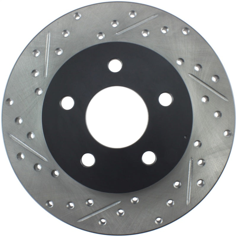 StopTech 05-09 Pontiac G5/05-10 G8 / 05-08 Chevrolet Cobalt Slotted & Drilled Rear Right Rotor