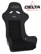 Load image into Gallery viewer, PRP Delta Composite Seat- Black (PRP Silver Outline/Delta Silver- Black Stitching)