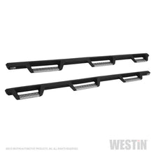 Load image into Gallery viewer, Westin/HDX 17-18 Ford F-250/350 Crew Cab (6.75ft Bed) Stainless Drop Nerf Step Bars - Textured Black