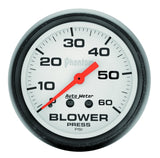 AutoMeter Gauge Boost 2-5/8in. 60PSI Mechanical Phantom