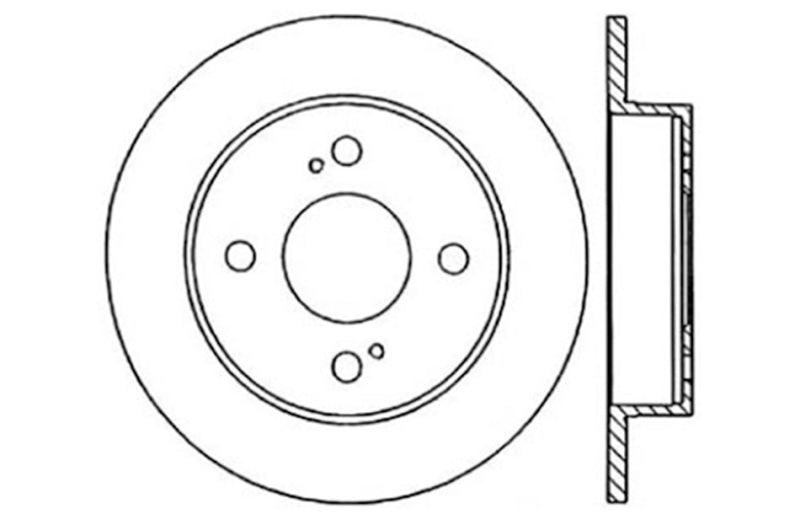 StopTech Slotted & Drilled Sport Brake Rotor