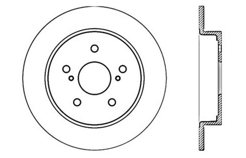 StopTech Slotted & Drilled Sport Brake Rotor
