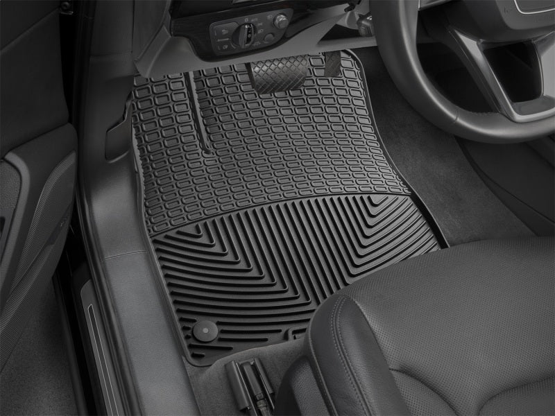 WeatherTech 2017+ Audi Q7 Front Rubber Mats - Black