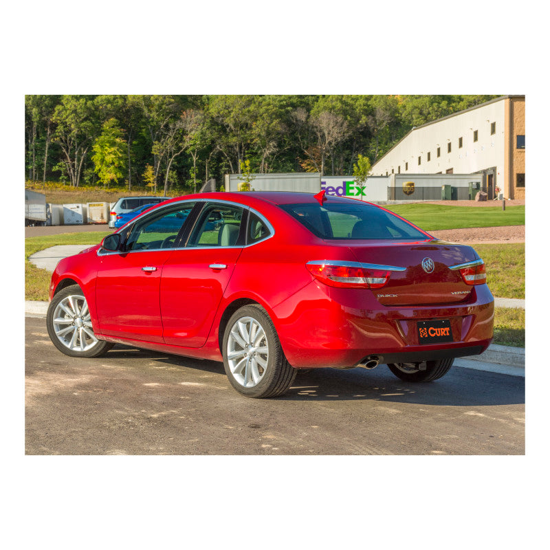 Curt 12-17 Buick Verano (Excl Dual Exhaust) Class 1 Trailer Hitch w/1-1/4in Ball Mount BOXED