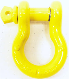 Iron Cross 3/4in D-Ring Shackle - Yellow