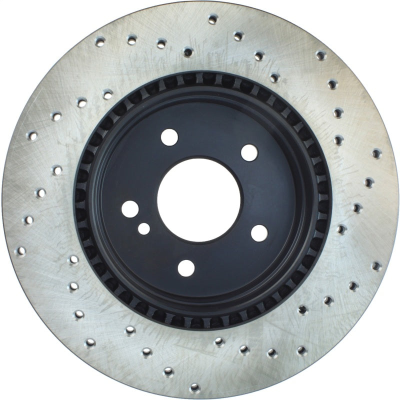StopTech 05-06 Mercedes Benz C55 AMG Sportstop Drilled Right Rear CRYO Rotor