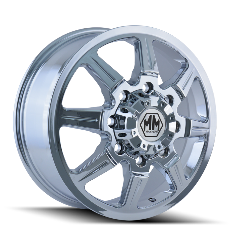 Mayhem 8101 Monstir 22x8.25 / 8x170 BP / 127mm Offset / 124.9mm Hub Front Chrome Wheel