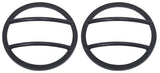 Kentrol 07-18 Jeep Wrangler JK Front Marker Covers Pair - Textured Black