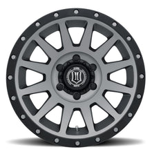 Load image into Gallery viewer, ICON Compression 17x8.5 6x5.5 25mm Offset 5.75in BS 93.1mm Bore Titanium Wheel
