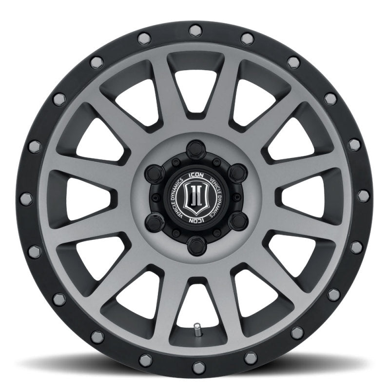 ICON Compression 18x9 6x135 6mm Offset 5.25in BS Titanium Wheel