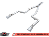 AWE Tuning 2015+ Dodge Charger 6.4L/6.2L Supercharged Track Edition Exhaust - Chrome Silver Tips