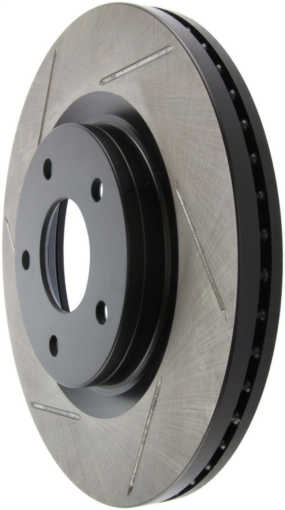 StopTech 11-14 Nissan Juke Slotted Front Right Rotor