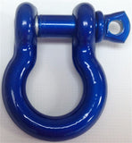 Iron Cross 3/4in D-Ring Shackle - Candy Blue