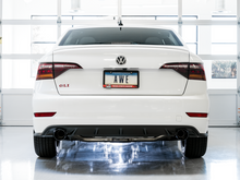 Load image into Gallery viewer, AWE Tuning 18-21 Volkswagen Jetta GLI Mk7 Track Exhaust - Diamond Black Tips (Fits High-Flow DP)