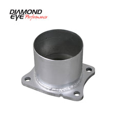 Load image into Gallery viewer, Diamond Eye ADAPTER 4-BOLT FLANGE 4in INNER DIA CLAMP-ON AL: 01-05 CHEVY/GMC 6.6L 2500/3500 CHV-FBA