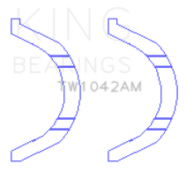 Load image into Gallery viewer, King Engine Bearings Nissan VR38DETT/VQ35AHR/VQ37HR Thrust Washer Set