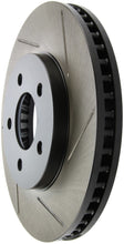 Load image into Gallery viewer, StopTech Power Slot 05-09 Ford Mustang Cobra/Mach 1 V6 4.0L (Exc ABS) Front Left Slotted Rotor