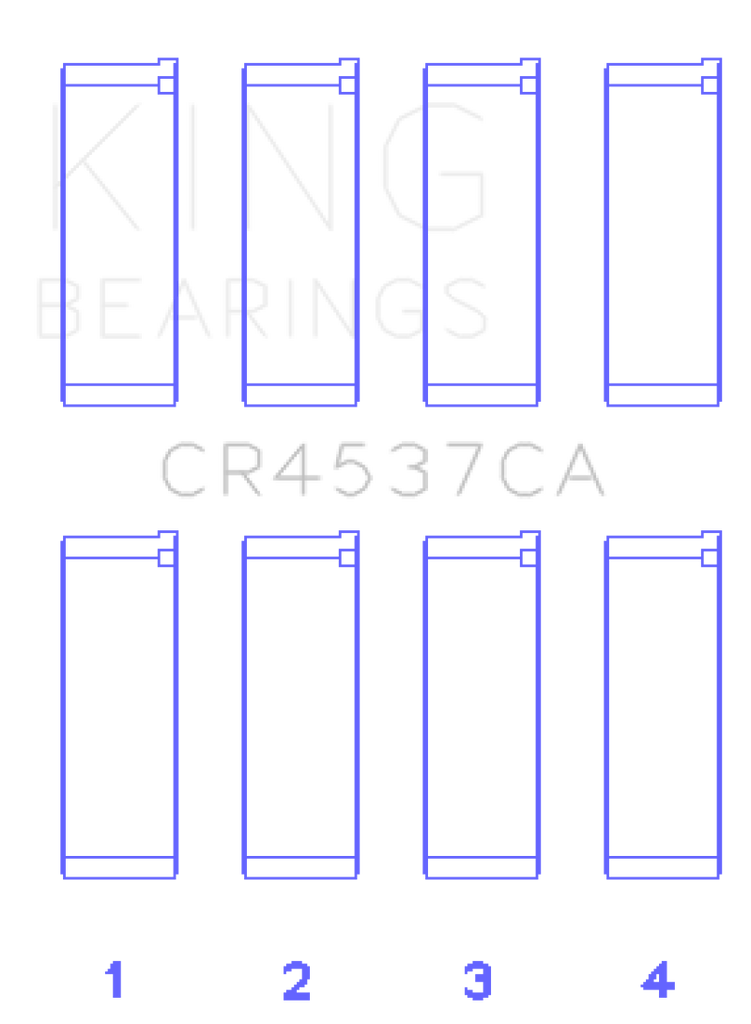 King Engine Bearings Mini Cooper S/Cooper S Conv/Works W10B16A Rod Bearing Set - Size STD