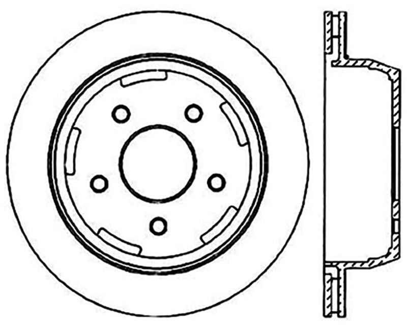 StopTech Drilled Sport Brake Rotor