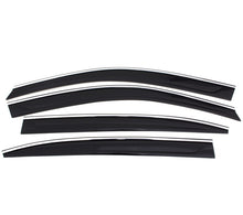 Load image into Gallery viewer, AVS 14-20 Nissan Rogue Ventvisor Low Profile Window Deflectors 4pc - Smoke w/ Chrome Trim