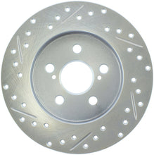Load image into Gallery viewer, StopTech Select Sport Drilled &amp; Slotted Rotor - Rear Left