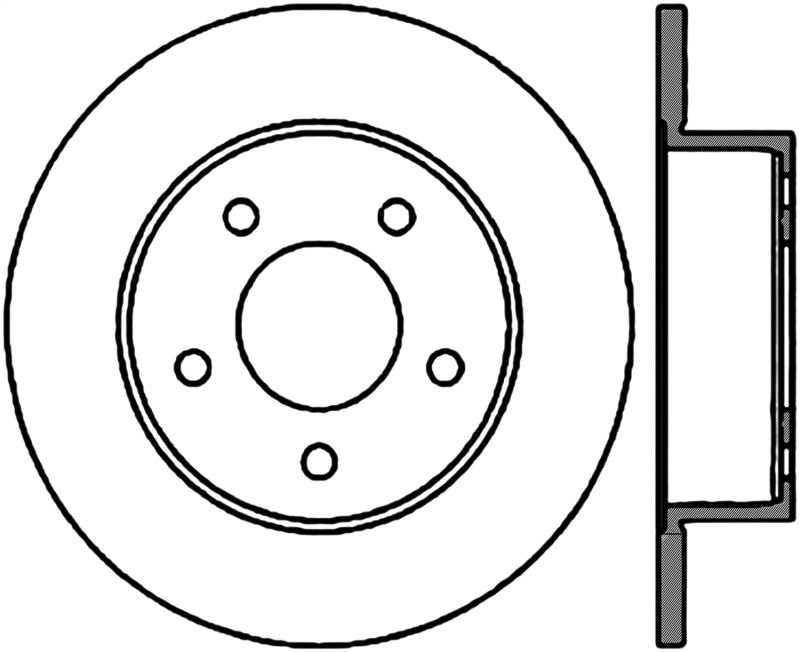 StopTech Slotted & Drilled Sport Brake Rotor