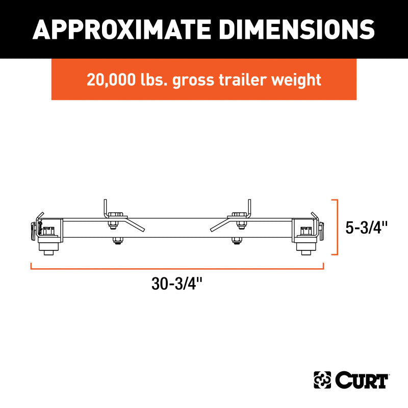 Curt OEM Puck System 5th Wheel Roller Adapter for GM