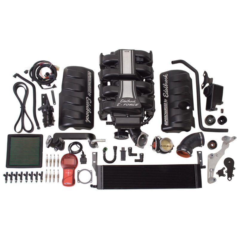 Edelbrock Supercharger Stage 1 - Street Kit 2005-2009 Ford Mustang 4 6L 3V w/ Tuner - GTR Auto