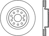 StopTech 07-17 Lexus LS460 Front CRYO Rotor