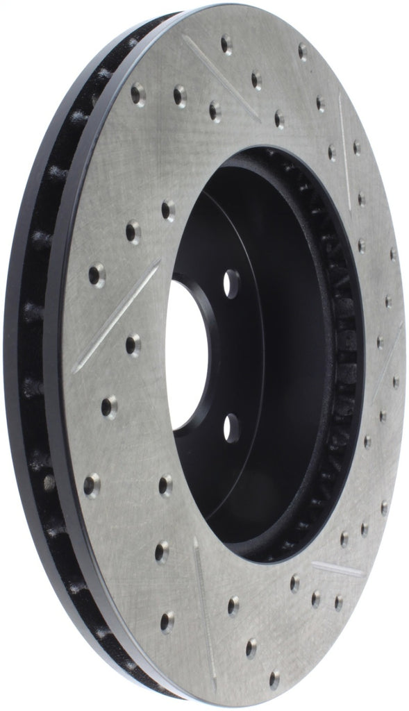StopTech 99-04 Jeep Grand Cherokee Front Right Slotted & Drilled Rotor