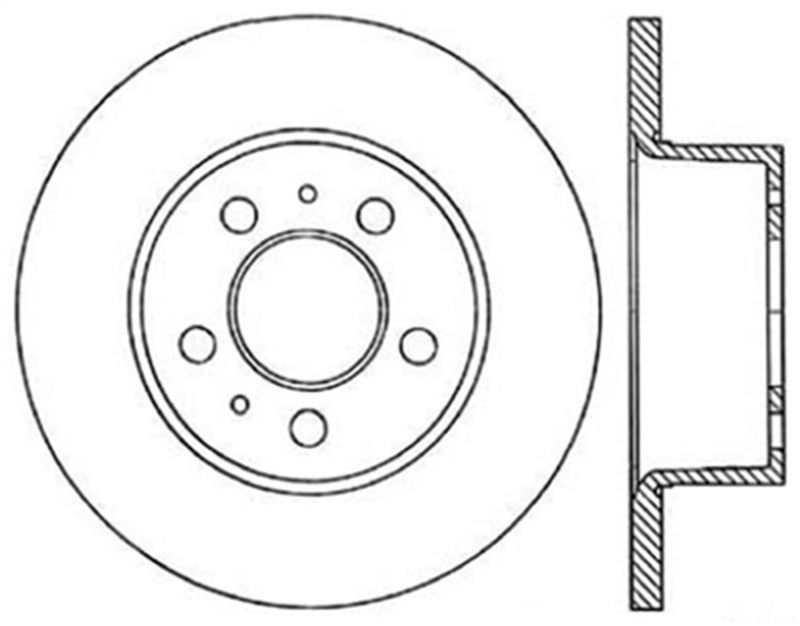 StopTech Drilled Sport Brake Rotor