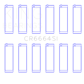 King Engine Bearings Buick V6 Connecting Rod Bearing Set - Set of 6 Pairs