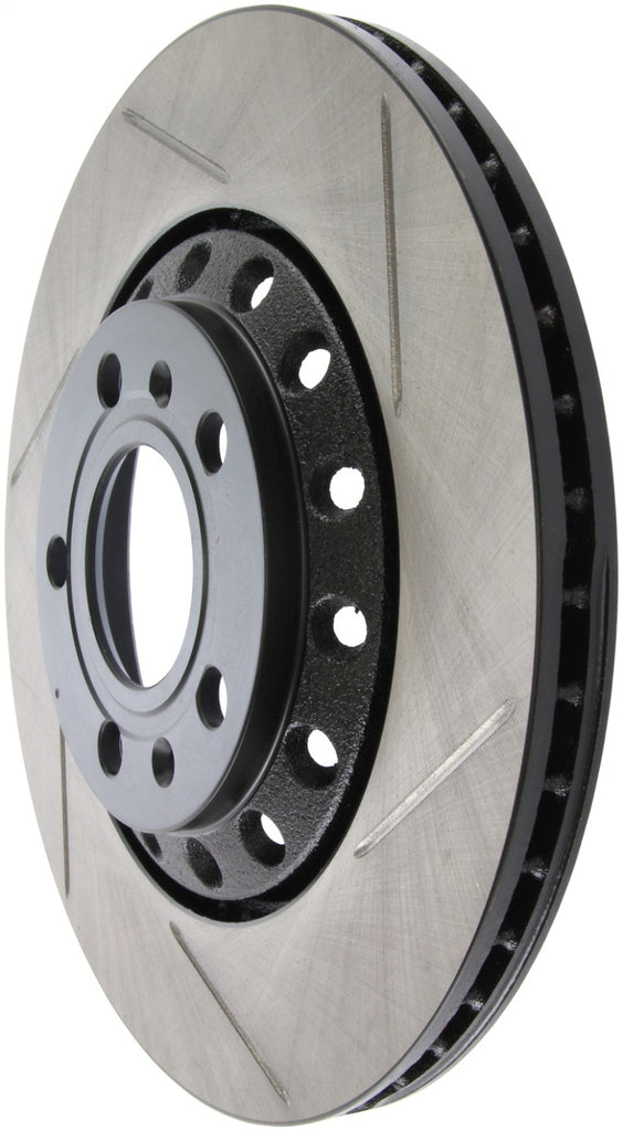 StopTech 04-10 Audi A8 Quattro Rear Left Cryo Slotted Rotor