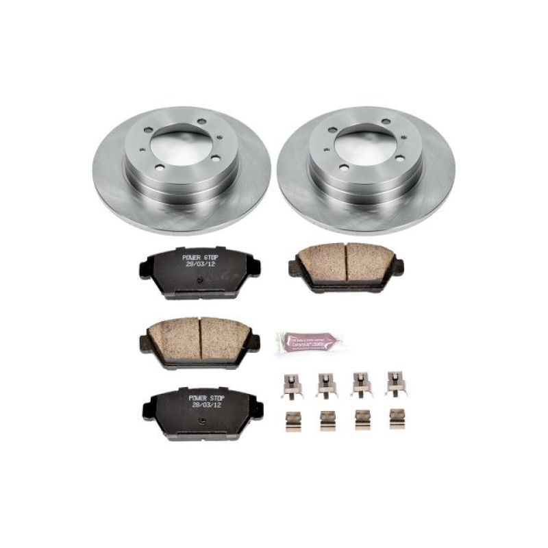 Power Stop 90-92 Mitsubishi Galant Rear Autospecialty Brake Kit