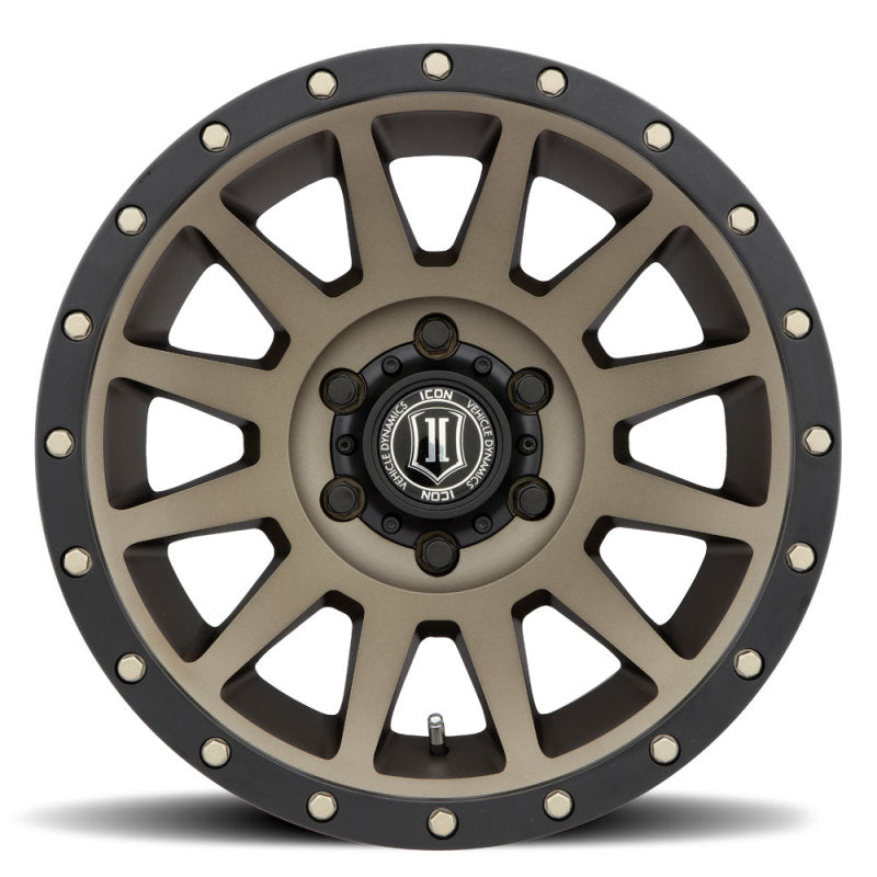 ICON Compression 18x9 5x150 25mm Offset 6in BS Bronze Wheel