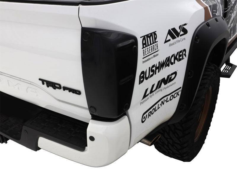 AVS 16-18 Toyota Tacoma Tail Shades Tail Light Covers - Smoke