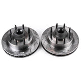 Power Stop 03-04 Ford F-350 Super Duty Front Drilled & Slotted Rotor - Pair