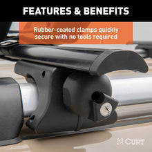 Load image into Gallery viewer, Curt 53-3/8in Aluminum Universal Roof Rack Crossbars